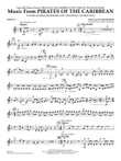 Music from Pirates Of The Caribbean (arr. Larry Moore) - Violin 1