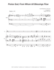 Praise God, From Whom All Blessings Flow (Duet for Violin and Cello) mini preview