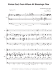 Praise God, From Whom All Blessings Flow (Viola solo and Organ) mini preview