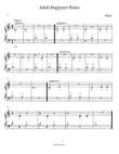 Adult Beginner PIano Lessons