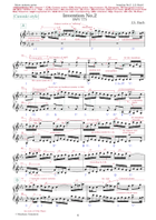 Bach: 15 Two-Part Inventions BWV 772-786 (music analysis) Piano Method scores gallery preview page 6