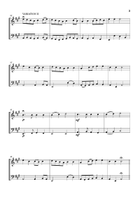 Lightly Row (Theme with 3 Easy Variations) - For Violin and Bassoon Chamber Music scores gallery preview page 3
