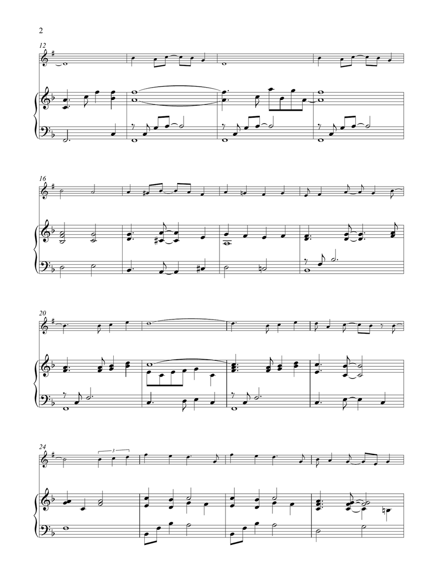 A Whole New World (from Aladdin) Trumpet Solo scores gallery preview page 2