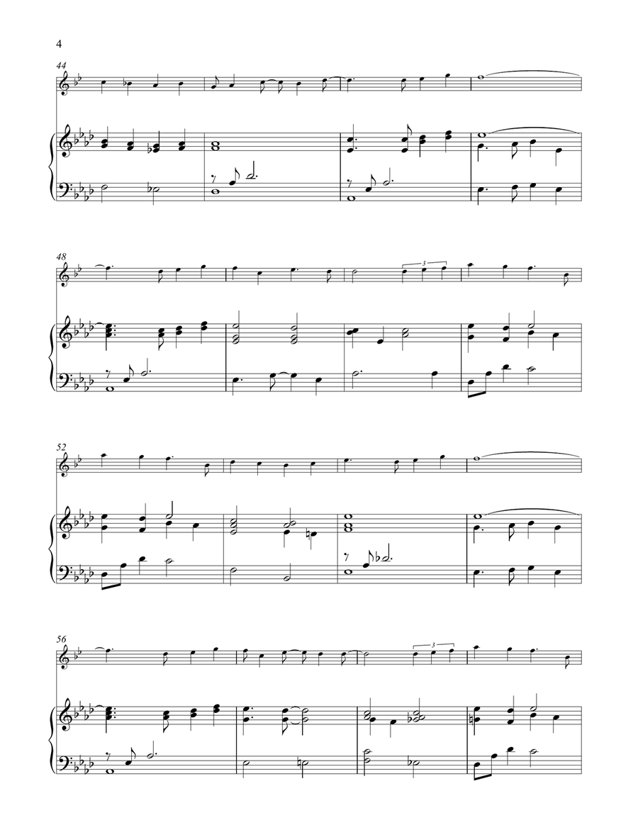 A Whole New World (from Aladdin) Trumpet Solo scores gallery preview page 4