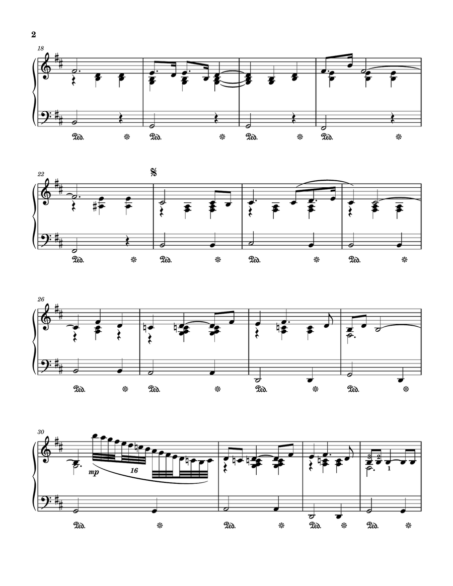 What The World Needs Now Is Love Piano Solo scores gallery preview page 2