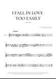 I Fall In Love Too Easily mini preview