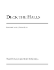 Deck the Halls Piano Duet