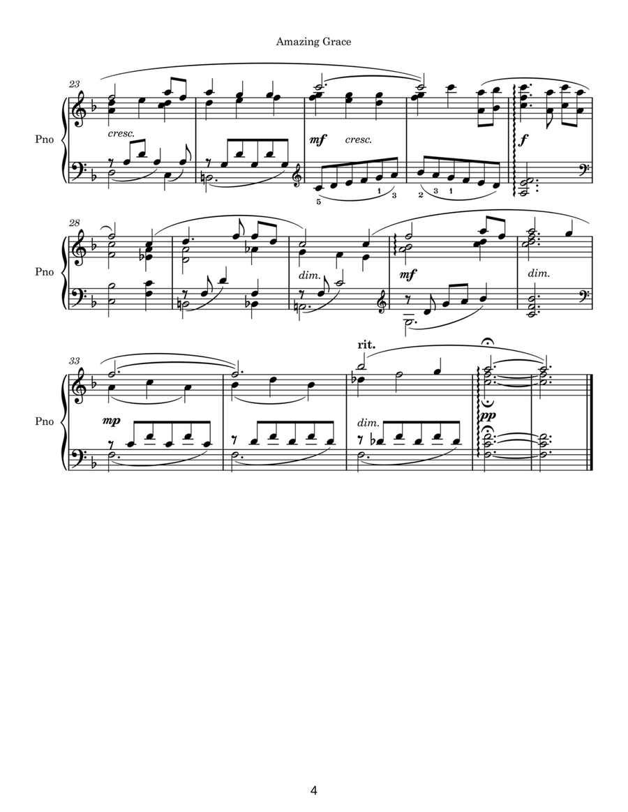 Hymns for Piano Hymns for Piano Piano Solo scores gallery preview page 5