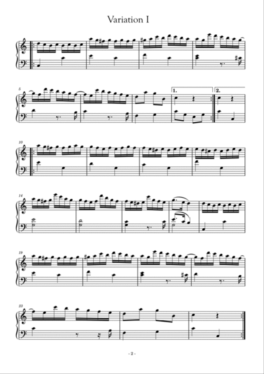 Twelve Variations on 