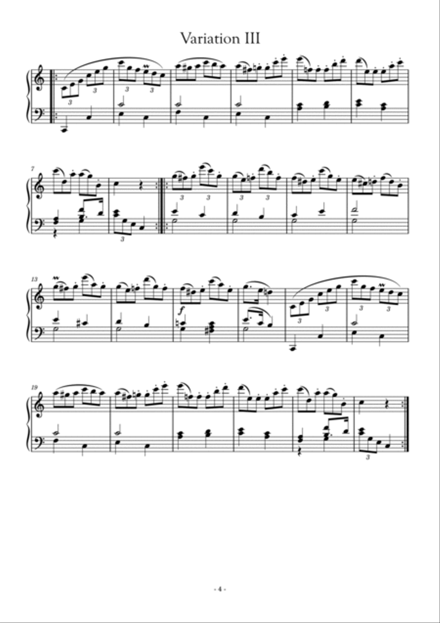 Twelve Variations on 