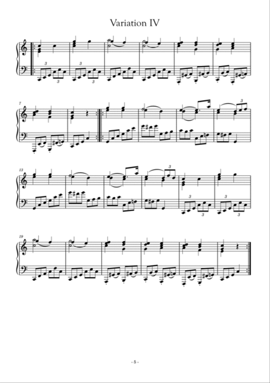 Twelve Variations on 