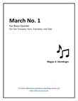 March No. 1 for Brass Quintet