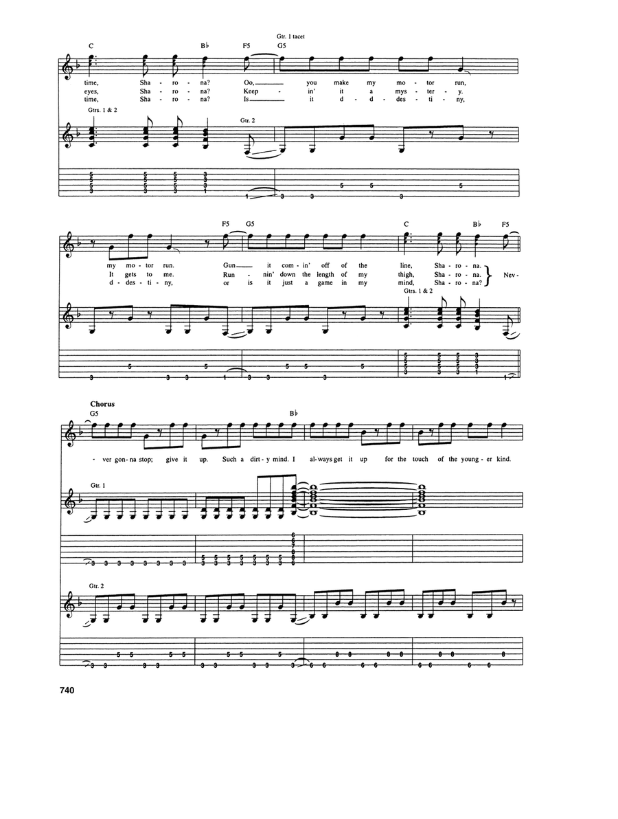 My Sharona My Sharona Acoustic Guitar scores gallery preview page 2