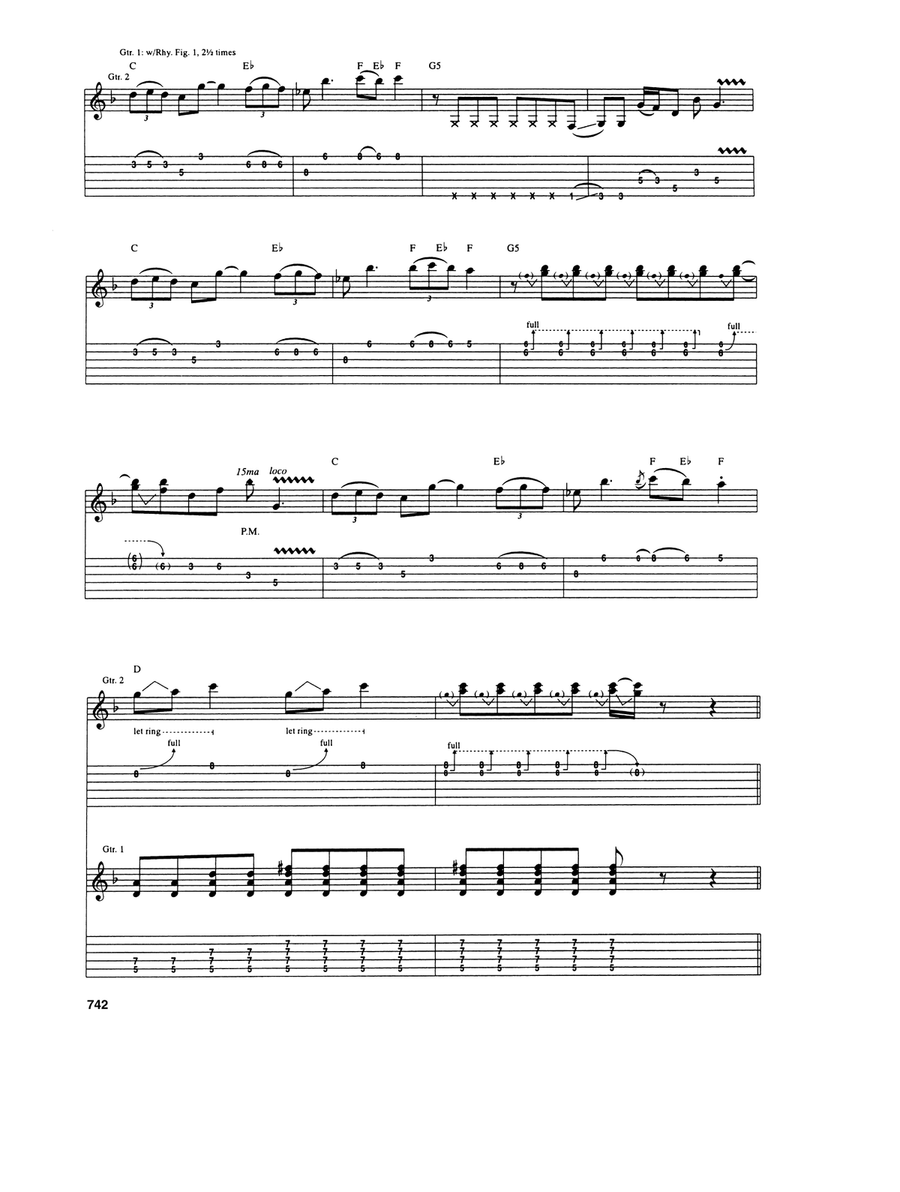 My Sharona My Sharona Acoustic Guitar scores gallery preview page 4
