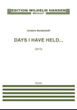 Days I Have Held