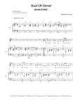 Soul of Christ (Anima Christi) (Vocal solo)
