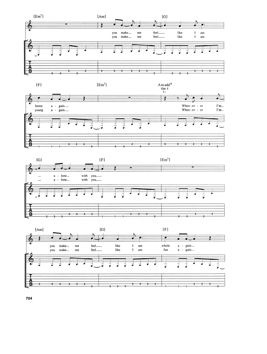 Lovesong Acoustic Guitar scores gallery preview page 2