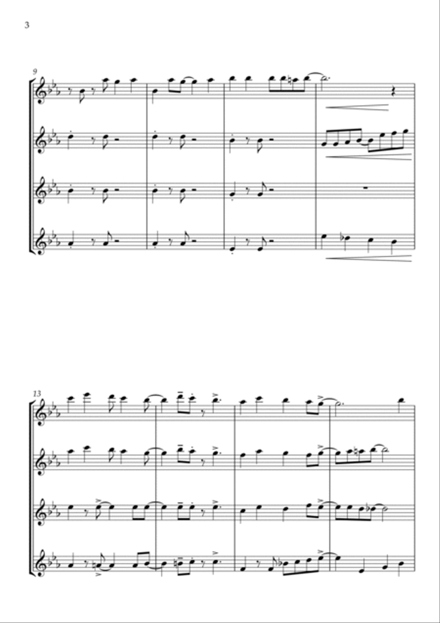 Here Comes Santa Claus (right Down Santa Claus Lane)/houseto Flute scores gallery preview page 4
