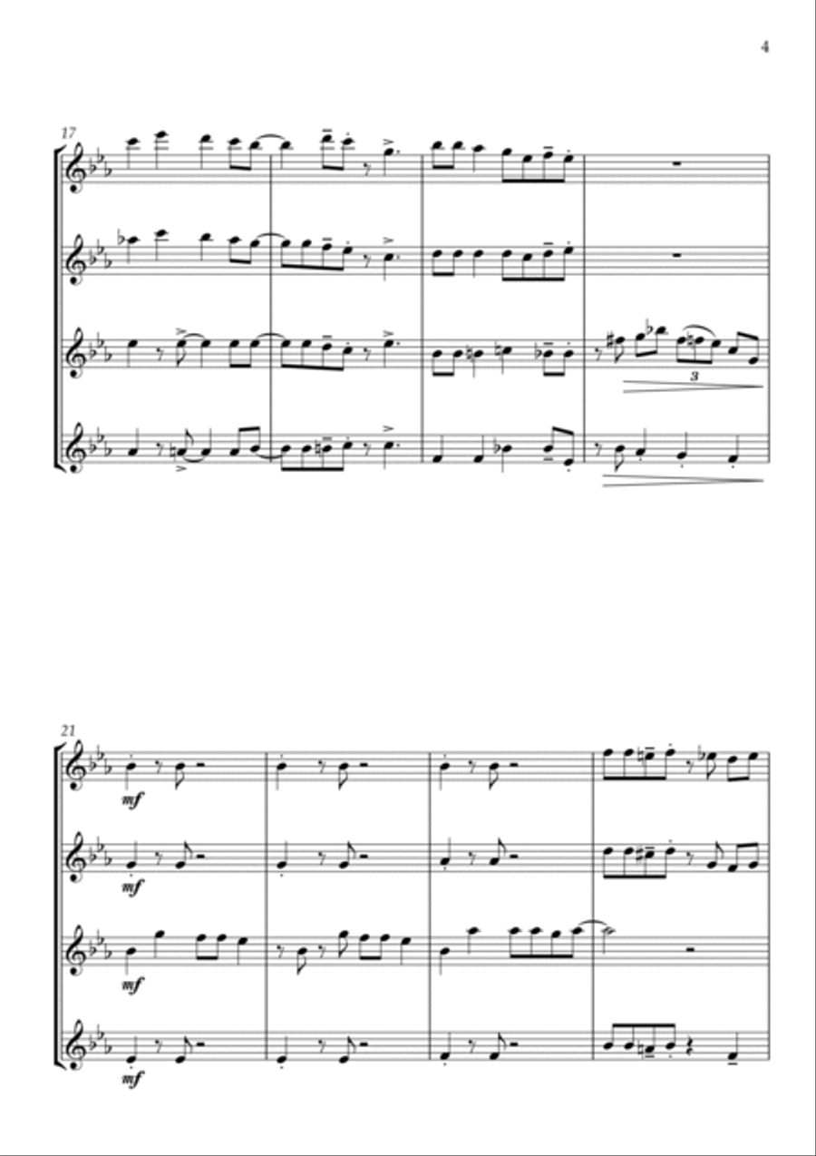Here Comes Santa Claus (right Down Santa Claus Lane)/houseto Flute scores gallery preview page 5