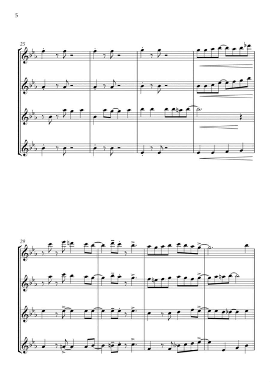 Here Comes Santa Claus (right Down Santa Claus Lane)/houseto Flute scores gallery preview page 6
