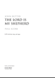 The Lord is my shepherd