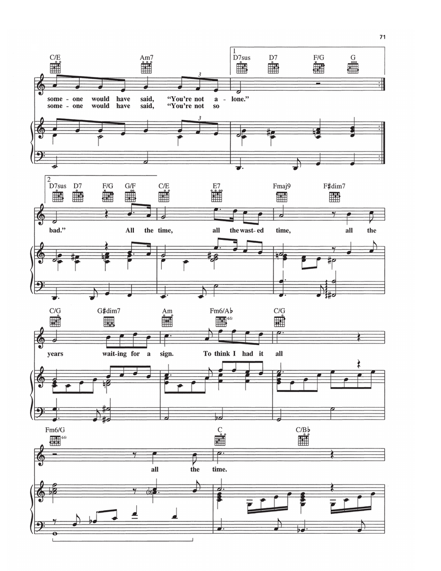 All The Time All The Time Piano, Vocal, Guitar scores gallery preview page 2