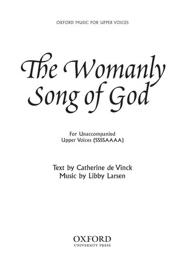 The Womanly Song of God
