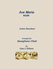 Ave Maria WAB6 for Saxophone Choir mini preview