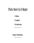 Flute Duet in G Major