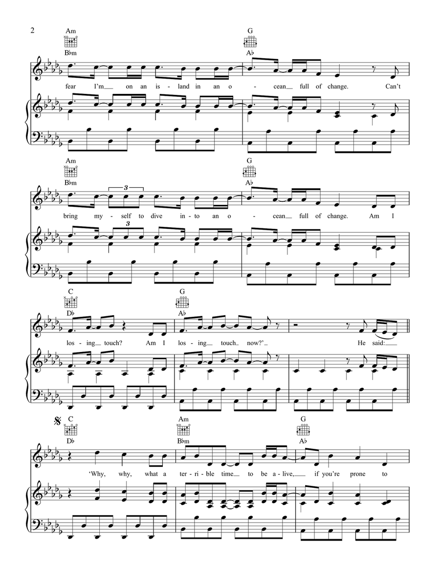 Pretty Shining People Pretty Shining People Piano, Vocal, Guitar scores gallery preview page 2