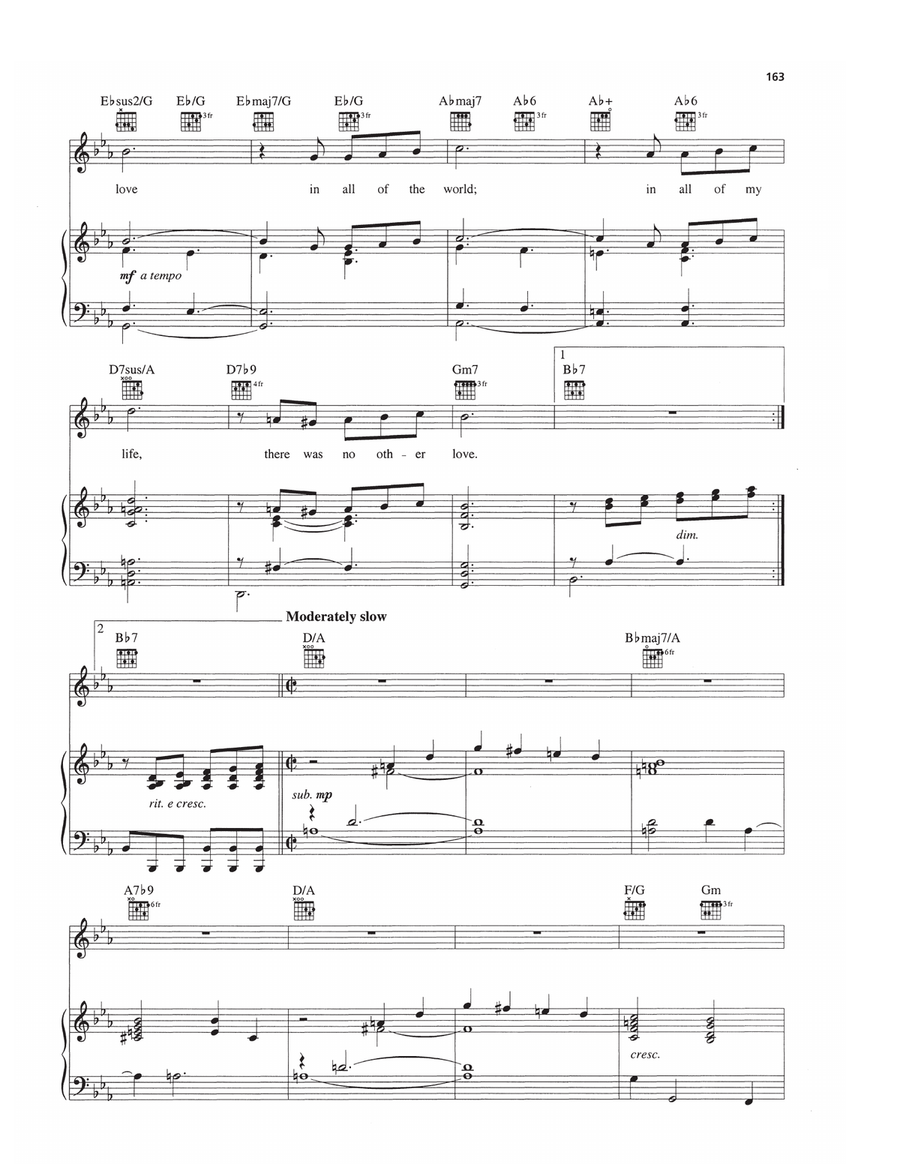 No Other Love by Barry Manilow Piano, Vocal, Guitar - Digital Sheet Music page 3