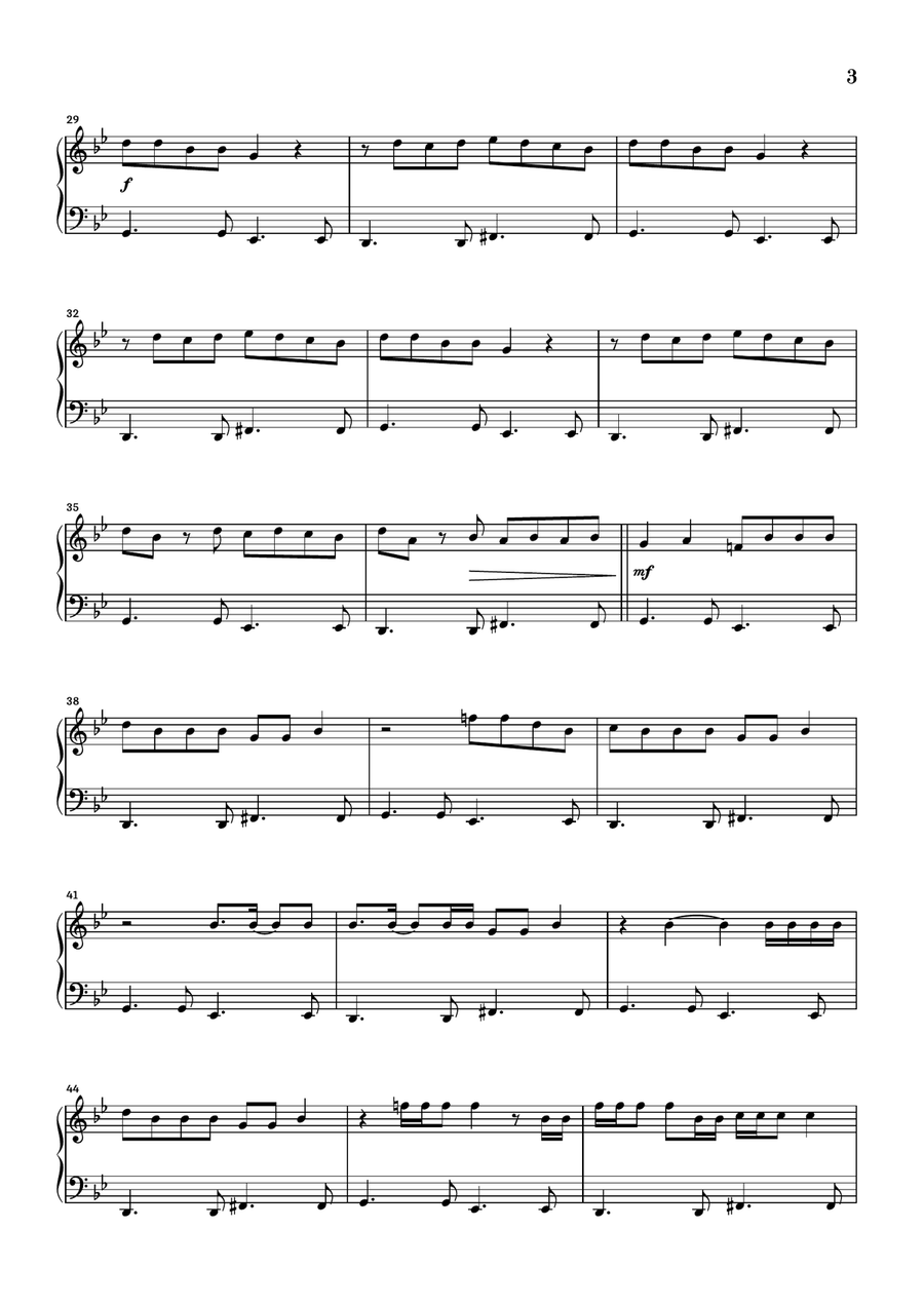 Havana Easy Piano scores gallery preview page 3