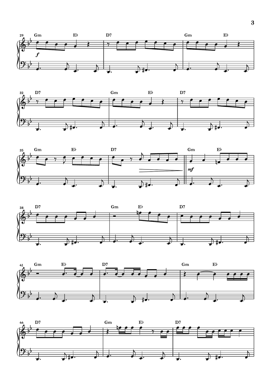 Havana Easy Piano scores gallery preview page 3