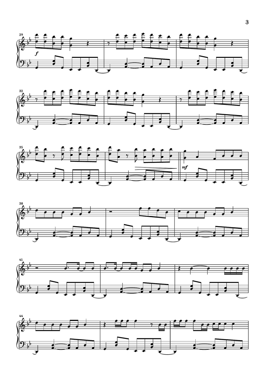 Havana Piano Solo scores gallery preview page 3