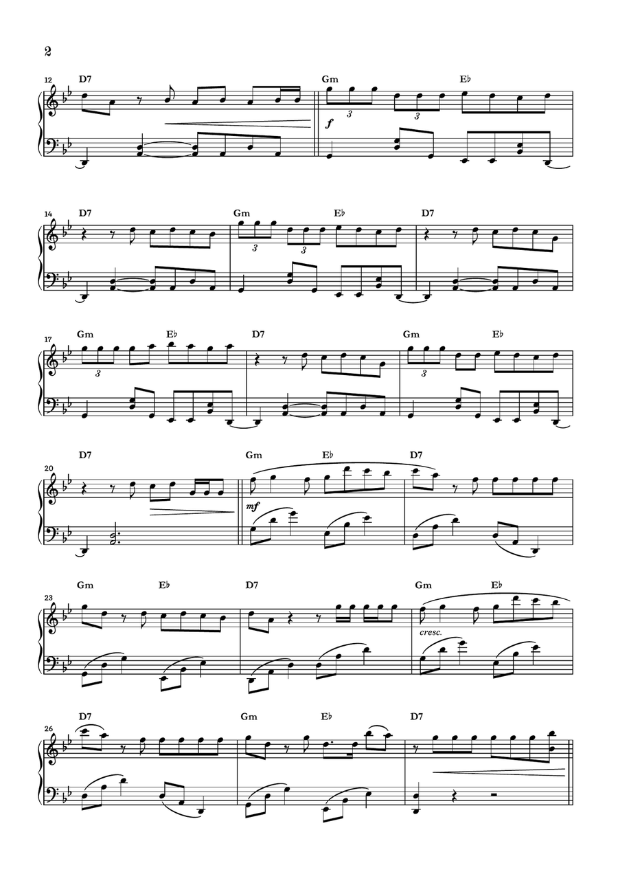 Havana Piano Solo scores gallery preview page 2