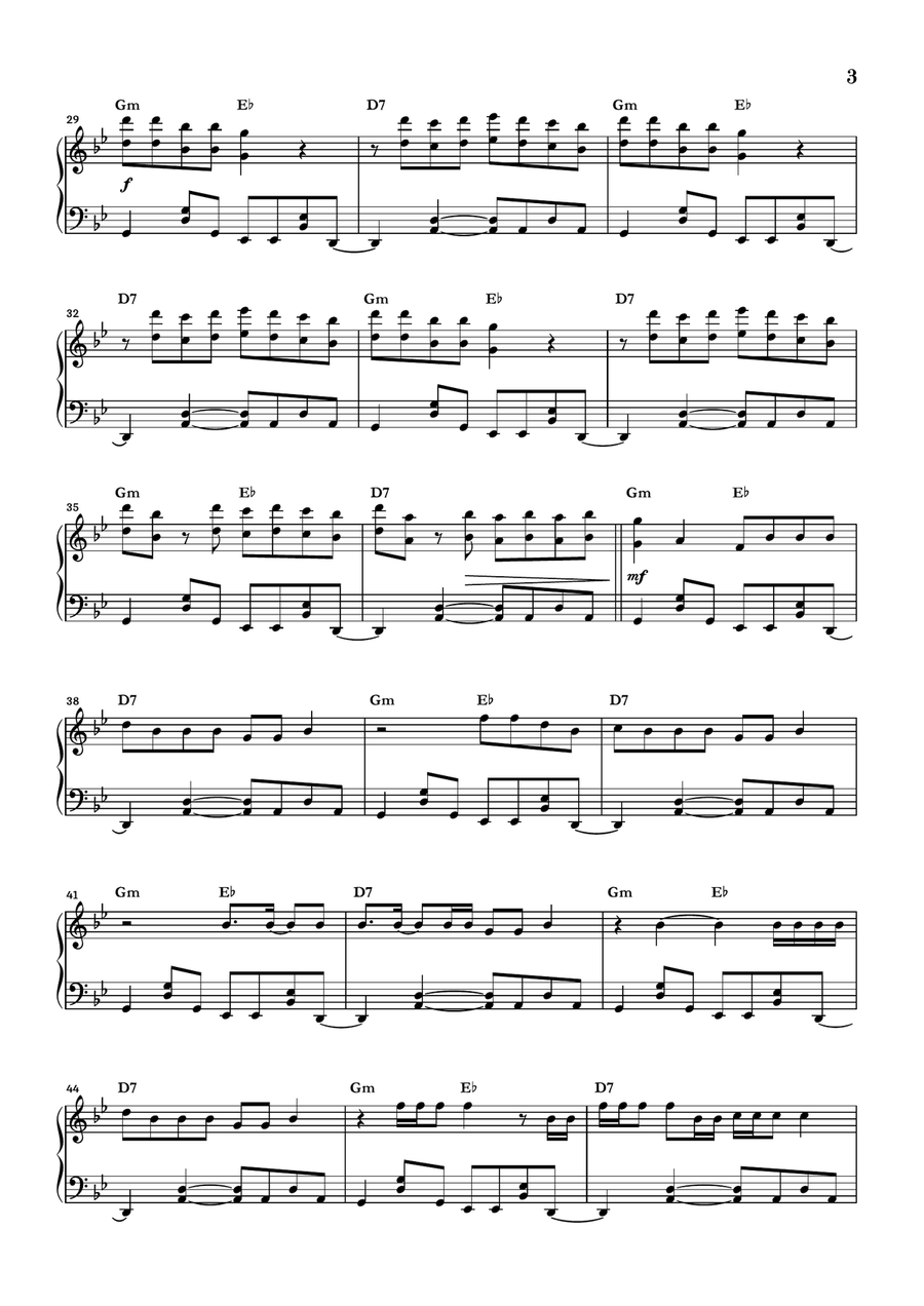 Havana Piano Solo scores gallery preview page 3