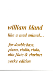 Like a Mad Animal. DB & other instr.