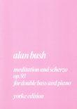 Meditation and Scherzo. DB & Pf