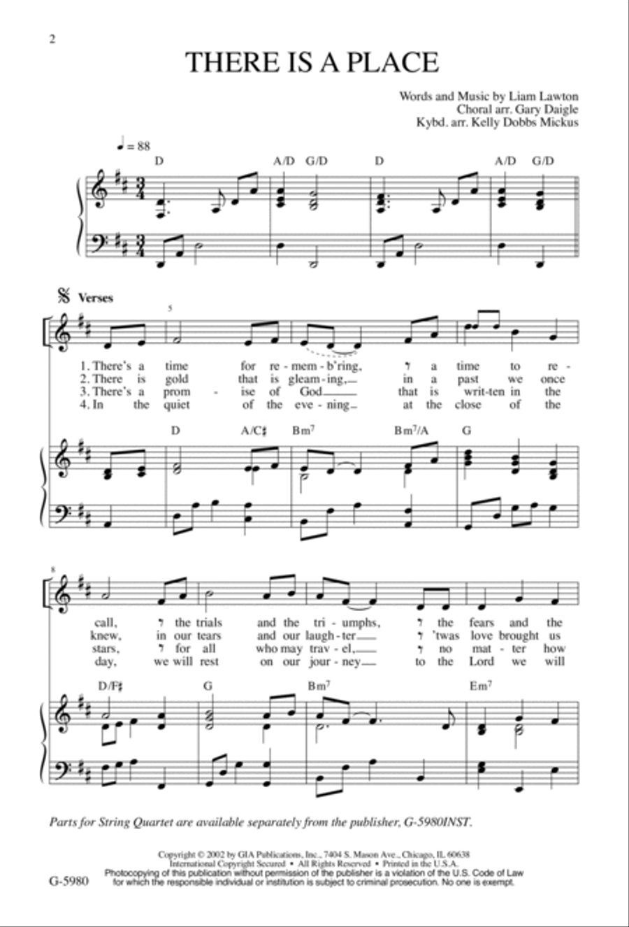 There Is a Place There Is a Place 4-Part scores gallery preview page 2