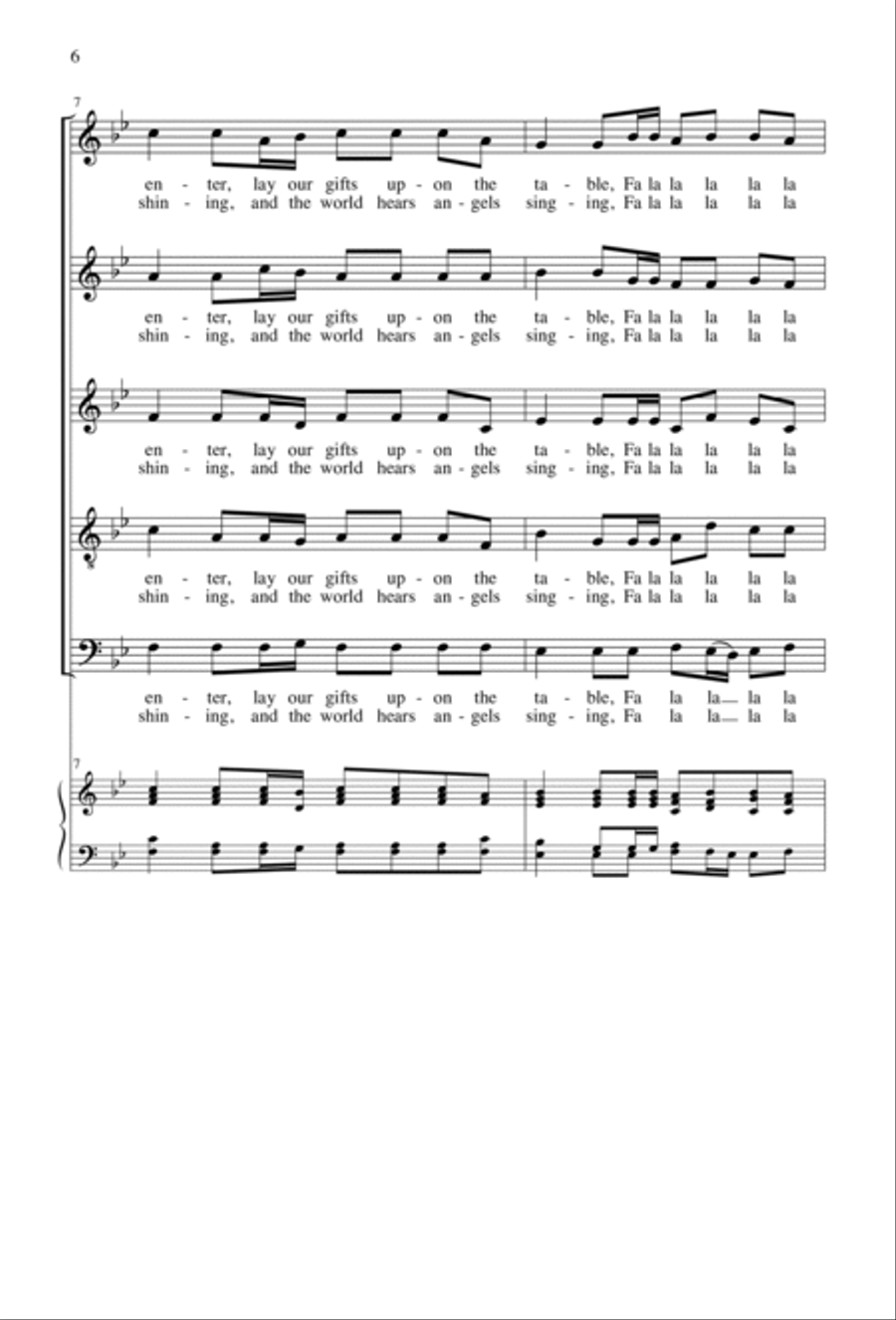 Is It Far to Bethlem City? SSATB scores gallery preview page 6
