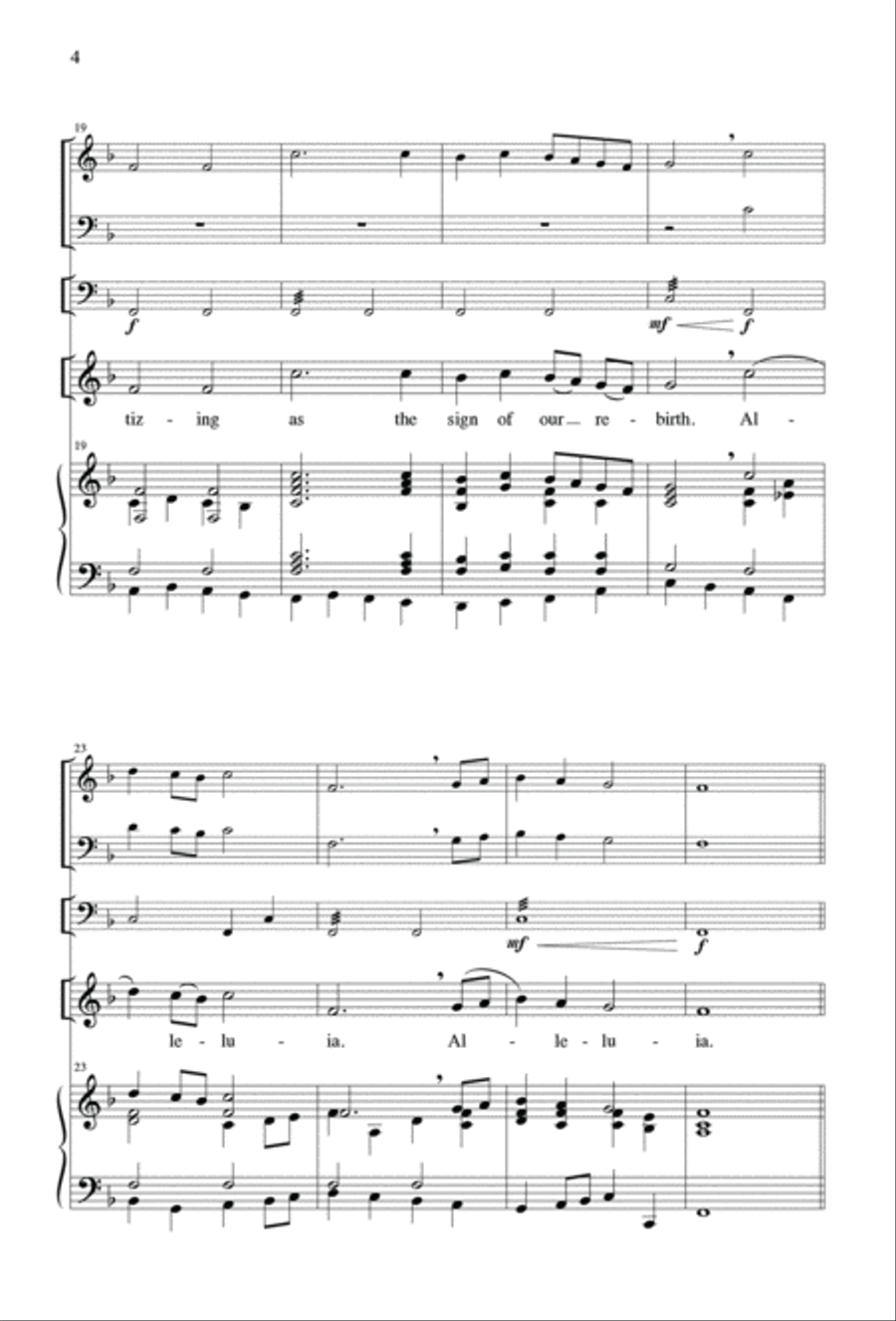 Go to the World! | Download Edition 4-Part scores gallery preview page 4