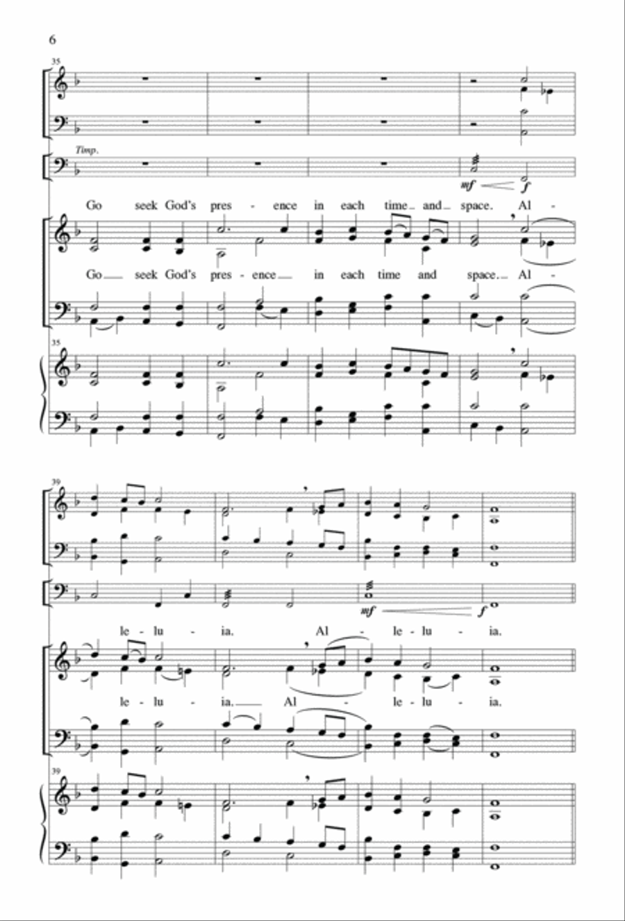 Go to the World! | Download Edition 4-Part scores gallery preview page 6