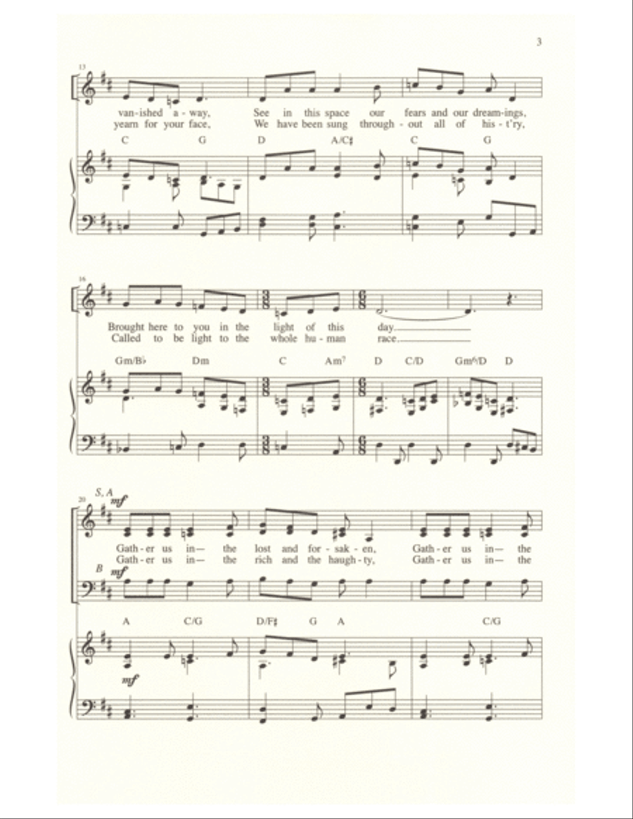 Gather Us In Gather Us In 3-Part scores gallery preview page 3