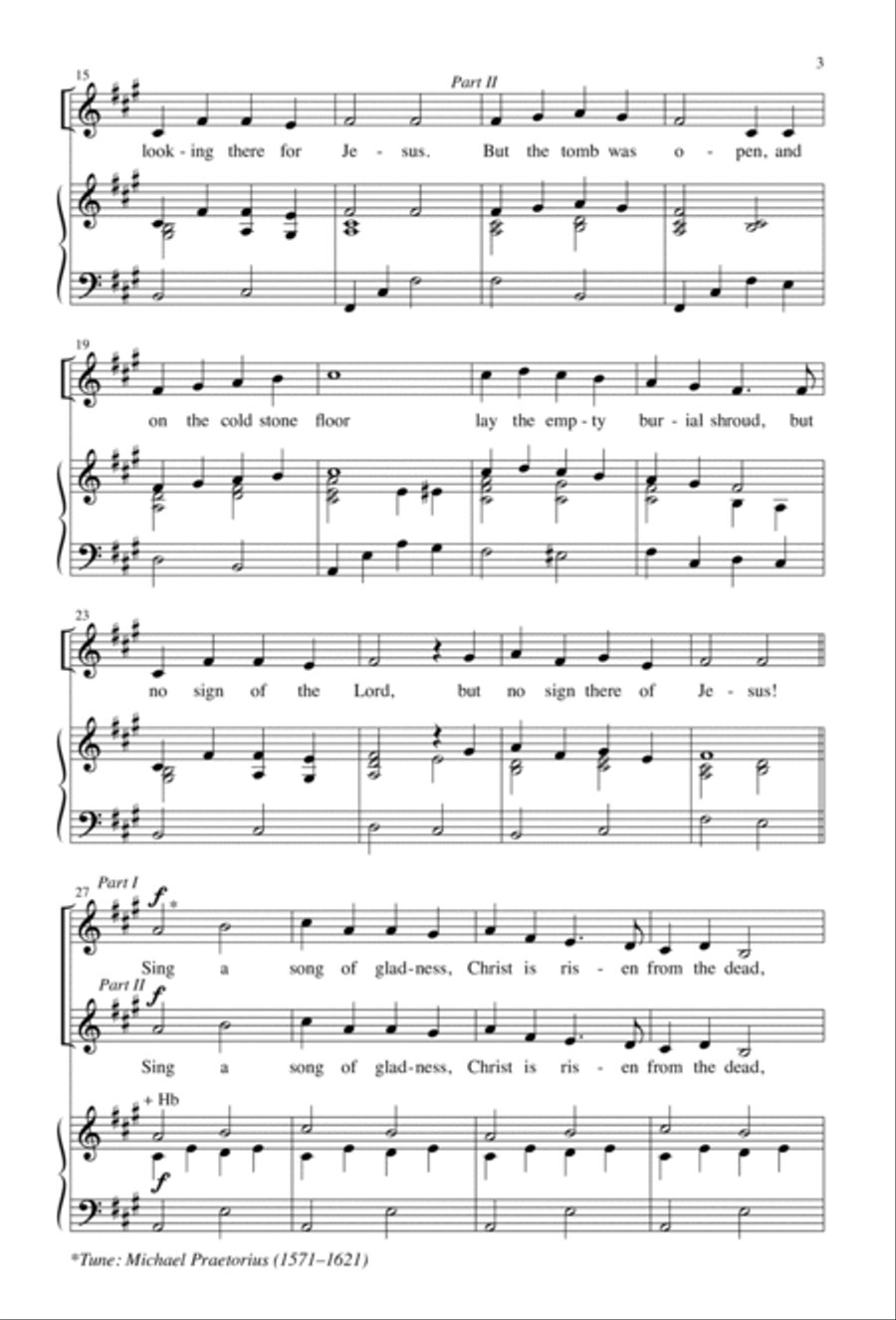 Early Easter Morning Early Easter Morning 2-Part scores gallery preview page 3