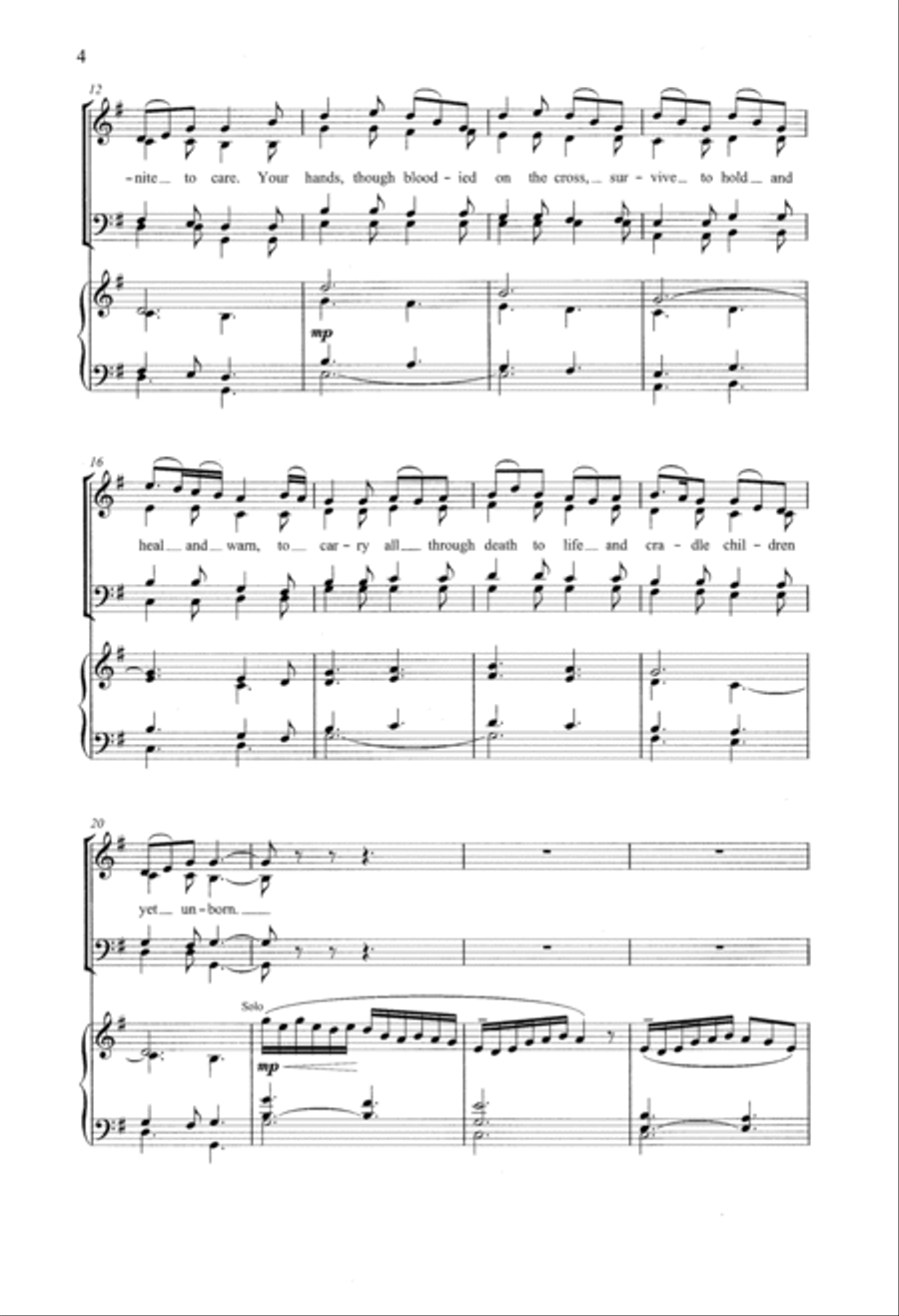 We Cannot Measure How You Heal | Download Edition 4-Part scores gallery preview page 4