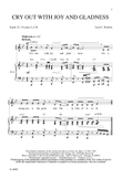 Cry Out with Joy and Gladness | Download Edition