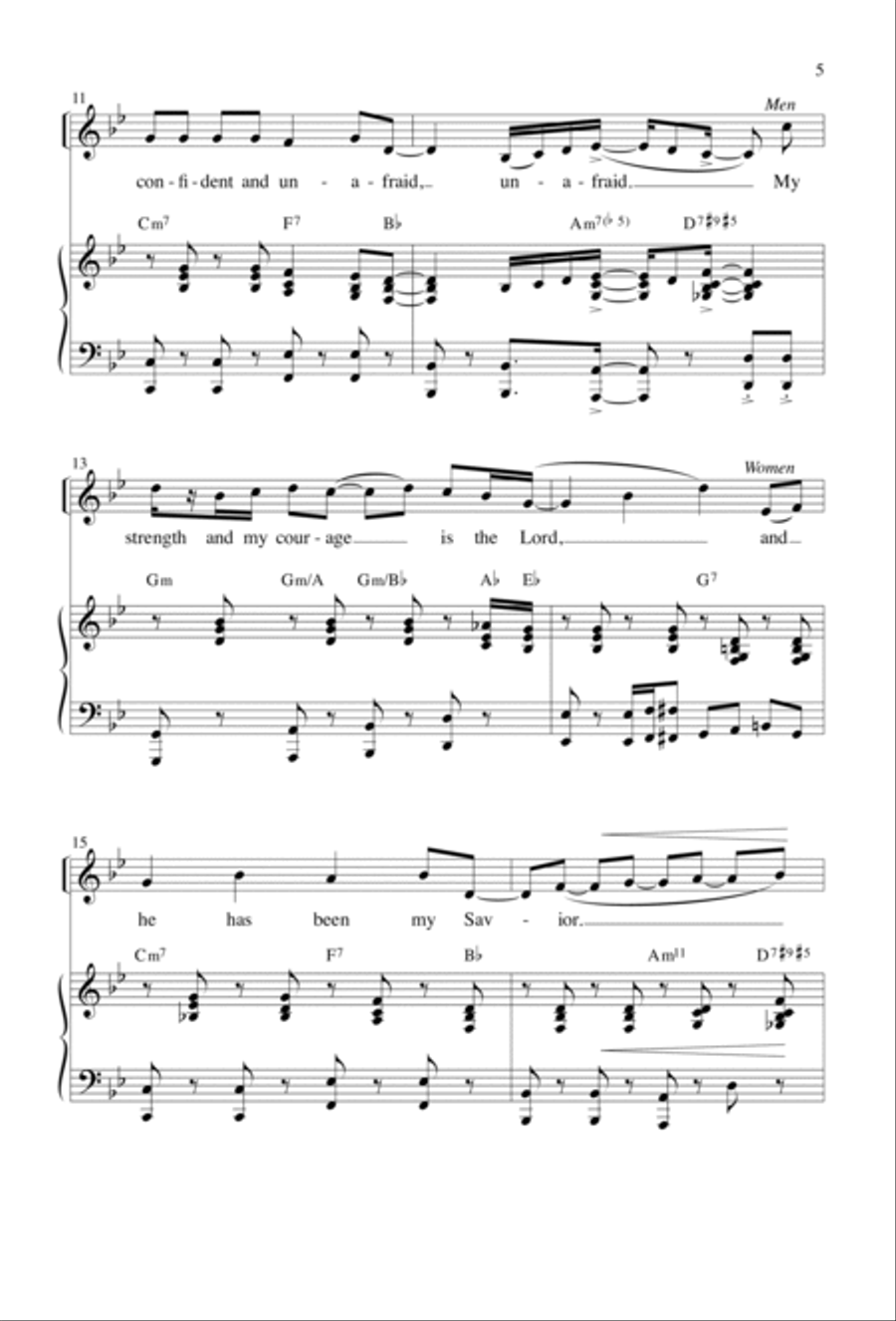 Cry Out with Joy and Gladness | Download Edition 4-Part scores gallery preview page 3