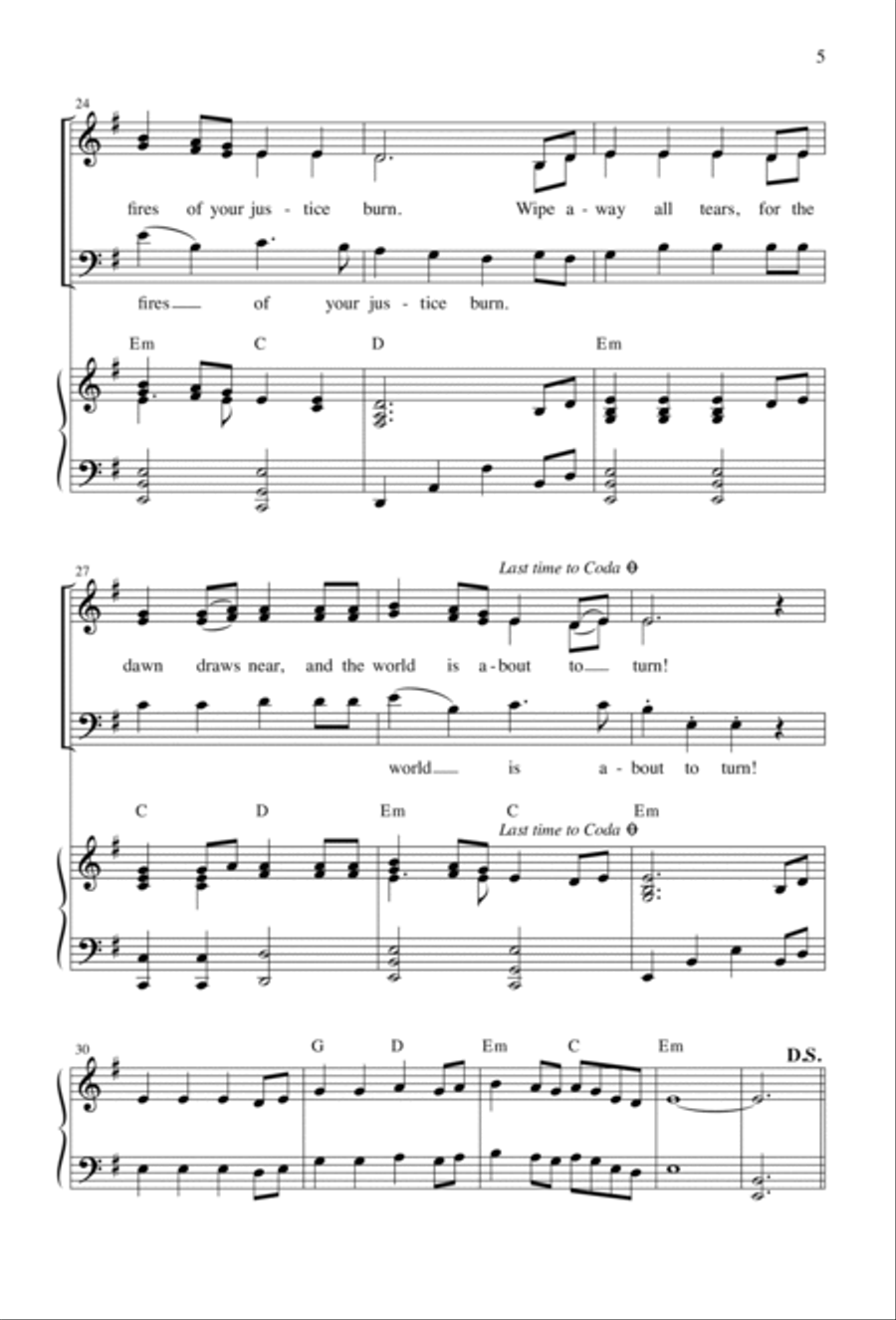 Canticle of the Turning | Download Edition Unison Choir scores gallery preview page 5