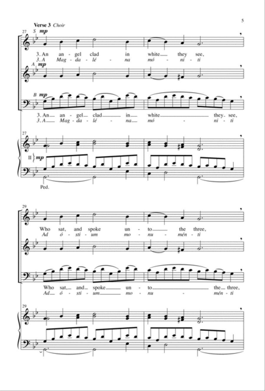 O Sons and Daughters | Download Edition 3-Part scores gallery preview page 5