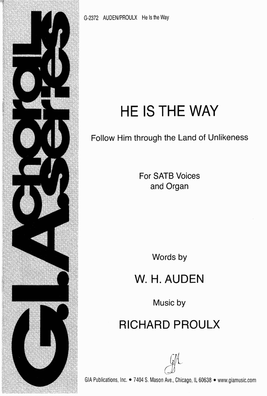 He Is the Way | Download Edition 4-Part scores gallery preview page 1
